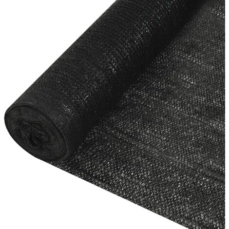 Red de privacidad 2x25 m HDPE 195 g/m² negra 020007898 (1/4)