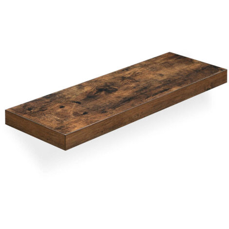 Estante de pared estante de pared estante flotante estante de almacenamiento 60 x 20 x 38 cm MDF marrón 120005782 (1/2)
