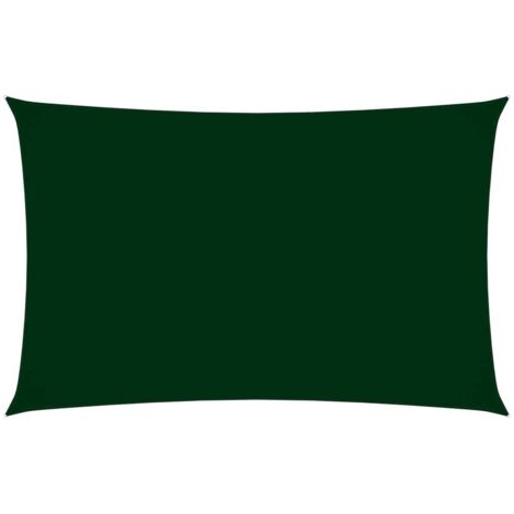 Parasol vela de tela oxford rectangular 5 x 8 m verde oscuro 020009732 (1/4)