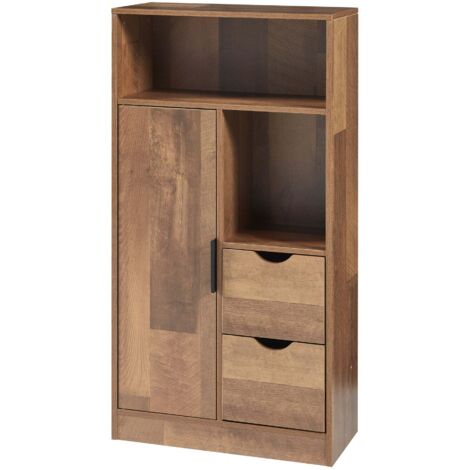 Mueble de baño/estantería 100 x 50 x 25 cm marrón 030008882 (1/5)