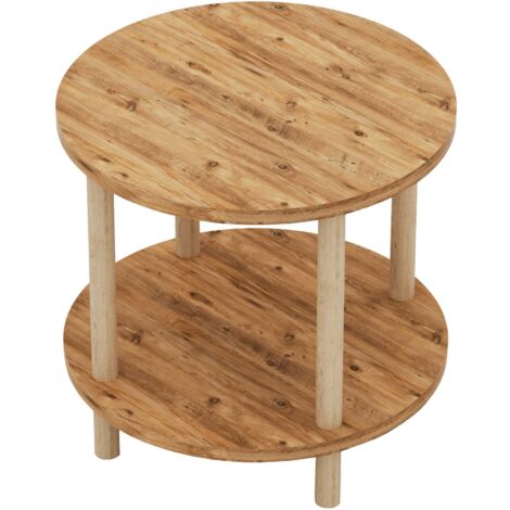 Mesa auxiliar 49 x 42 cm tablero de partículas marrón 030010972 (1/3)