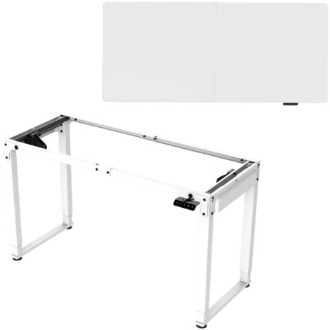 Escritorio/estación de trabajo con altura regulable eléctricamente 180 x 80 cm blanco 030009077 (1/5)