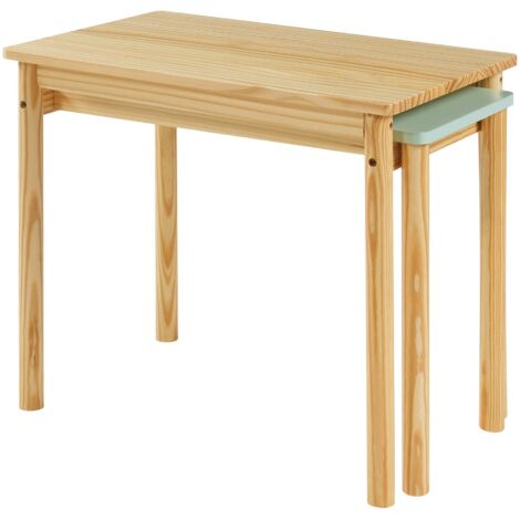 Escritorio/estación de trabajo extensible para niños 60 x 38 x 515 cm Verde menta 030009053 (1/5)