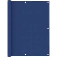Mampara de balcón protección visual 120 x 600 cm tejido Oxford azul 020010095