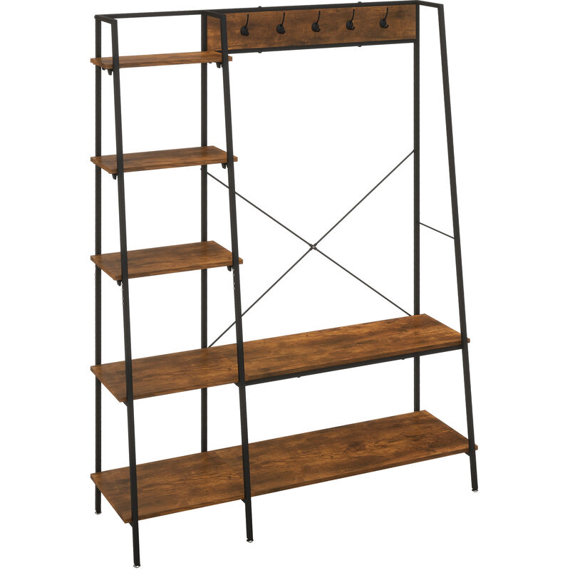 1pc Simple Shoe Rack With Hanger & Hat Rack For Home Entrance