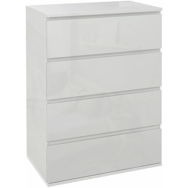 White chest of drawers 90cm deals high