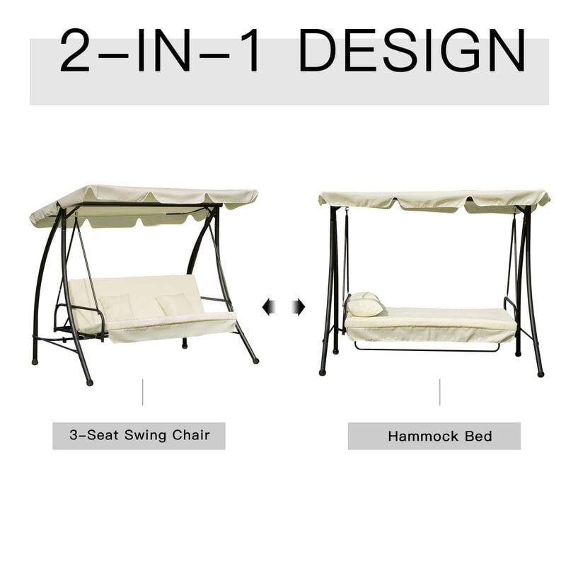 2 in 1 swing best sale chair bed