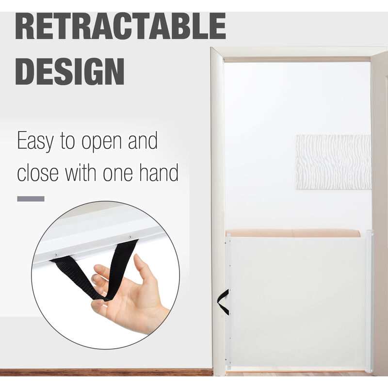 pawhut retractable gate