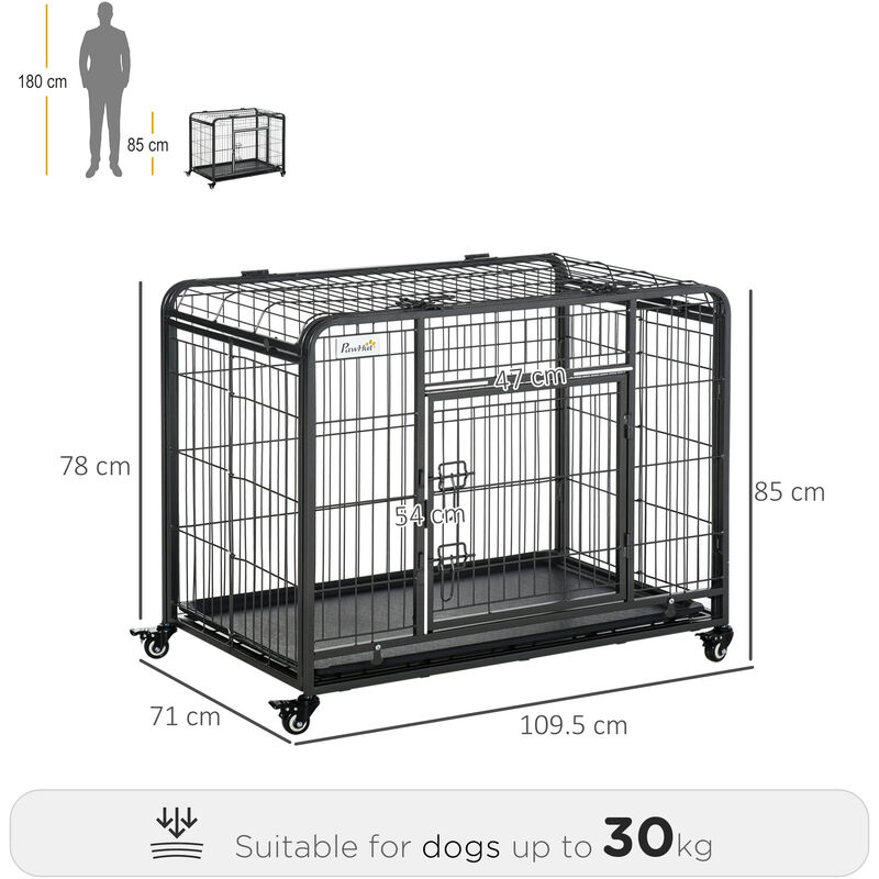 open dog crate