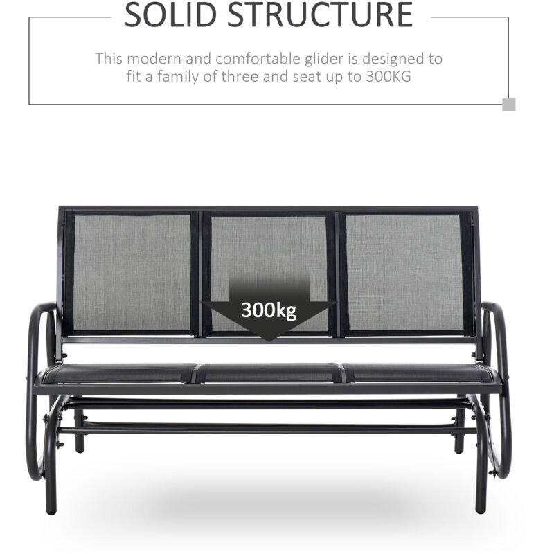 Modern porch hot sale glider