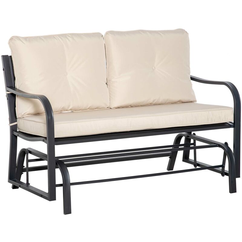 Outdoor loveseat rocking online chair