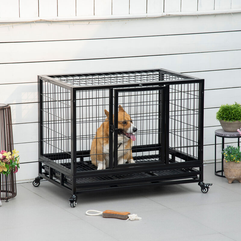 Heavy duty 48 store inch dog crate