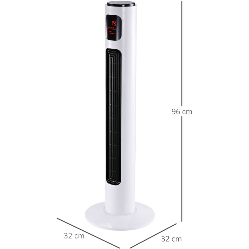 HOMCOM 38 Inch Tower Fan with 70 