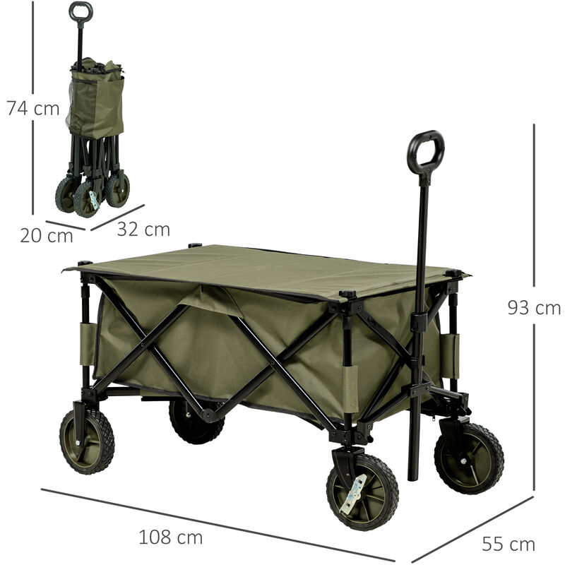 BUY Sherpa Festival Fishing Camping Cart Trolley with Liner/Cover, Sherpa  Carts