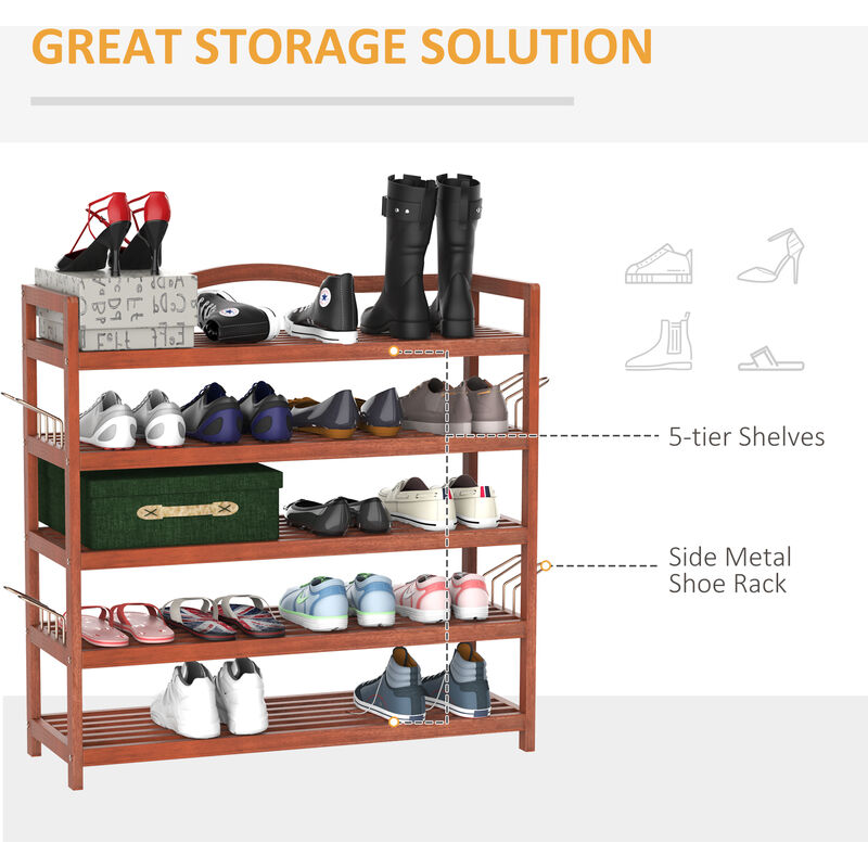 3 4 or 5 Pairs Home & Living Storage & Organisation Shoe Storage Goat Boot Rack 