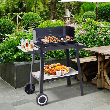 100% Waterproof H Yuzet XT Square Trolley BBQ Cover 68cm x 68cm x 74cm 