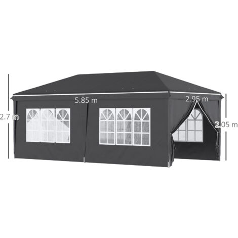 Gazebo Party Tent Canopy Marquee 