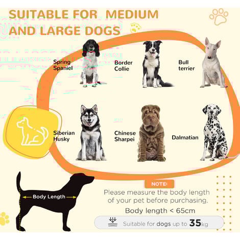 PawHut Dog Crate Furniture, Dog Crate End Table w/ Soft Cushion, Double Door