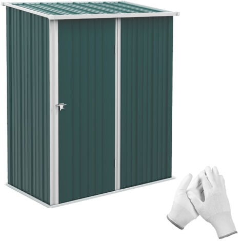 Outsunny Outdoor Storage Shed w/ Lockable Door for Garden Green
