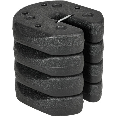 Outsunny Gazebo Weights Set of 4 with Reinforce Pins, Total 12KG