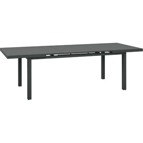 Outsunny Extending Garden Table Outdoor for 6-8 People, Aluminium Frame (1/5)