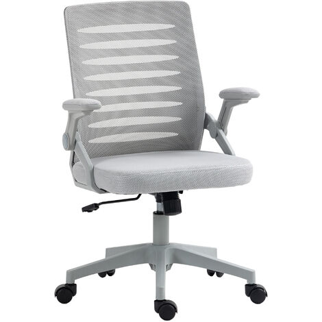 Vinsetto Mesh Office Chair Home Swivel Task Chair w/ Lumbar Support