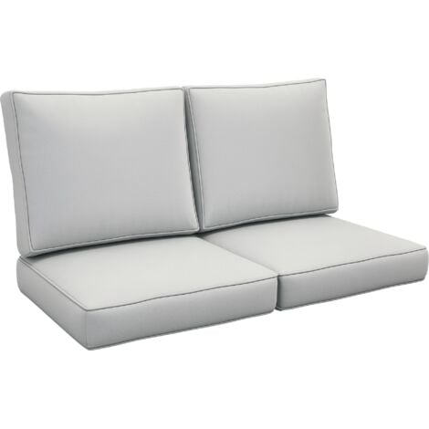 Outsunny Seater Outdoor Seat Cushions, Water Repellent Seat