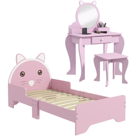 ZONEKIZ Kids Bedroom Furniture Set for 3-6 Years, Cat-Design (1/5)