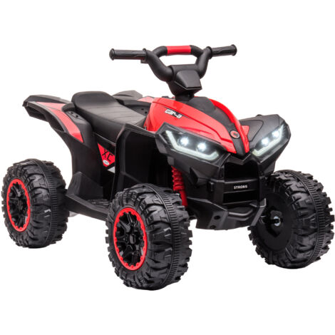 HOMCOM 12V Electric Quad Bikes for Kids Ride On Car ATV Toy for 3-5 Years Red