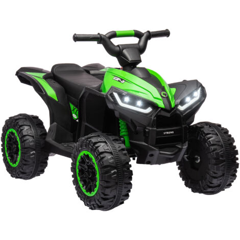HOMCOM 12V Electric Quad Bikes for Kids Ride On Car ATV Toy for 3-5 Years Green