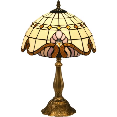 HOMCOM Decorative Table Lamp, for Bedroom Living Room, Bulb not Included (1/5)