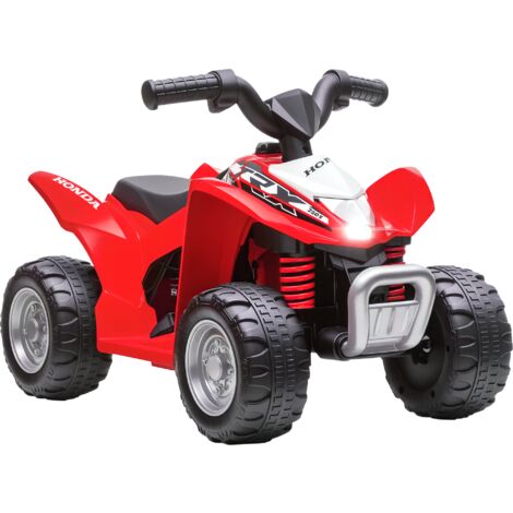 AIYAPLAY Honda Licensed Kids Quad Bike, 6V Electric Ride on ATV Toy for 1.5-3 Years Red (1/5)