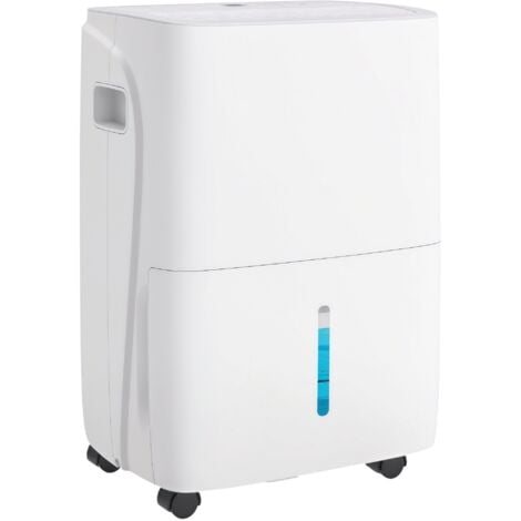 HOMCOM 30L/Day Dehumidifier for Home, with Auto-Clean Filter, 24H Timer