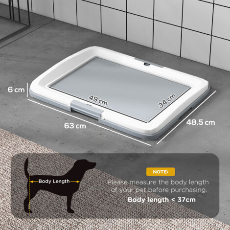 Draagbare toilettrainer voor binnen en buiten, hondentoiletten, pee padhouder, puppy-trainingspads, puppytoilet, hondentoilet, 50 x 40 x 14 cm (roze
