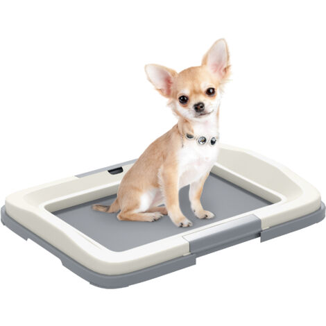 PawHut Dog Toilet Tray, Dog Litter Tray for Training Dogs, 63 x 49 x 6cm (1/5)
