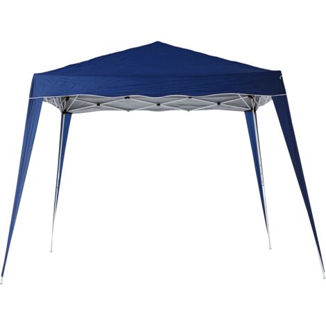 Outsunny Garden Pop up Gazebo Tent Party Water-resistant 2.5 x 2.5M Blue
