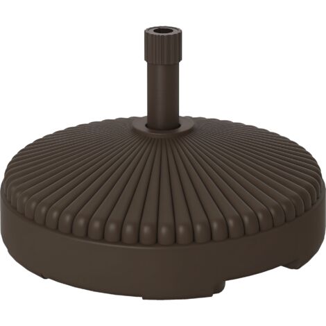 Outsunny Garden Parasol Base Parasol Stand, Sand/Water Filled, Black main image 1