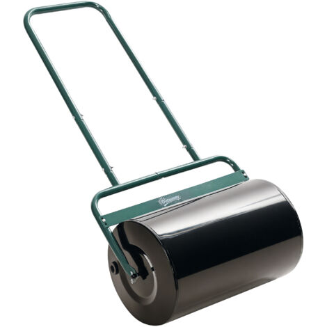 Outsunny Combination Push w/ 38L Sand or Water Garden Dark Green