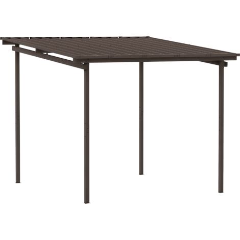 Outsunny 3 x 3(m) Waterproof Metal Pergola Easy to Assemble Lean to Pergola