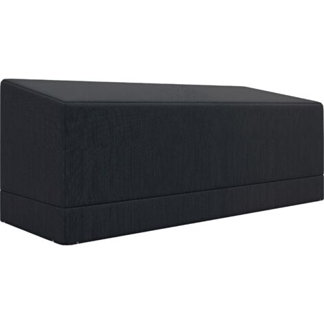Outsunny 190x72x76cm Rectangular Patio Furniture Cover for Chairs Black (1/5)