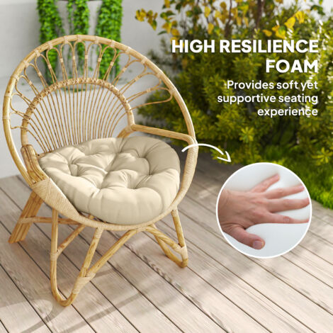 Outdoor Cushions Circular Foam Cushion Pads Classic Accessories 18 Dia X  Thick Outdoor Round Patio