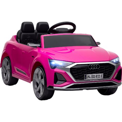 AIYAPLAY Audi Q8 e-tron Sportback Licensed Kids Electric Car w/ Remote - Pink (1/5)