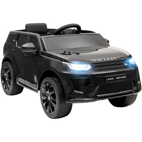 AIYAPLAY Licensed Land Rover, Kids Electric Car w/ Remote, Music, Black