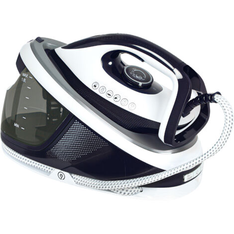 HOMCOM Steam Generator Iron, Large Water Tank, Smart ECO Mode, Self-Cleaning