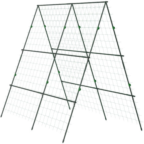 Outsunny A-Frame Trellis Plant Support for Vegetables, Flowers, Fruit (1/5)