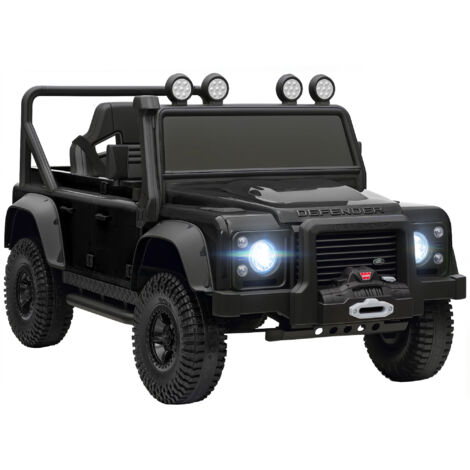 AIYAPLAY Kids Ride On Car, 12V Battery-Powered Electric Car with Remote Black (1/5)