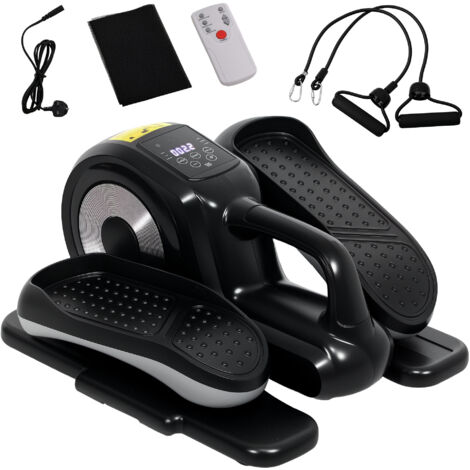 SPORTNOW Mini Elliptical Machine, Seated Pedal Exerciser w/ Remote Control (1/5)