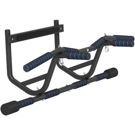 SPORTNOW Multi-Grip Pull Up Bar, Chin Up Bar Doorway with Non-Slip Grips (1/5)