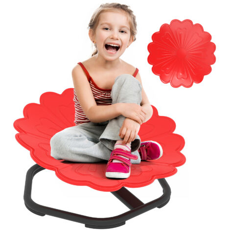 AIYAPLAY Sensory Spinning Chair, Kids Swivel Chair, Red (1/5)