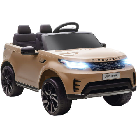 AIYAPLAY Land Rover Discovery Licensed 12V Kids Electric Car w/ Remote Khaki (1/5)